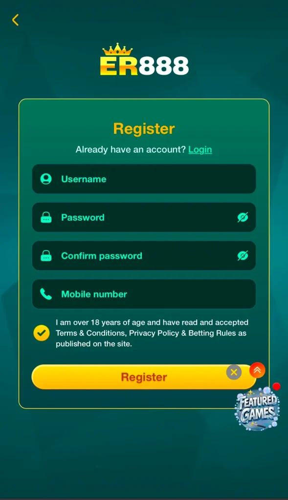 ER888 Game