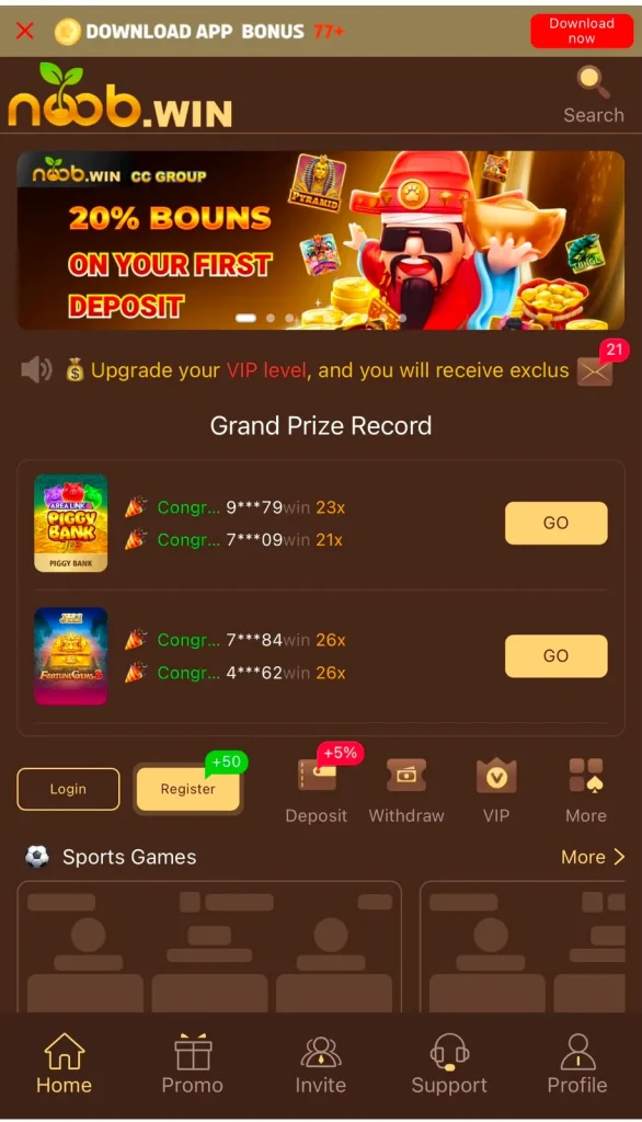 Noob Win Game